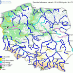 Graf zaľadnenia polských riek - 25.12.2010