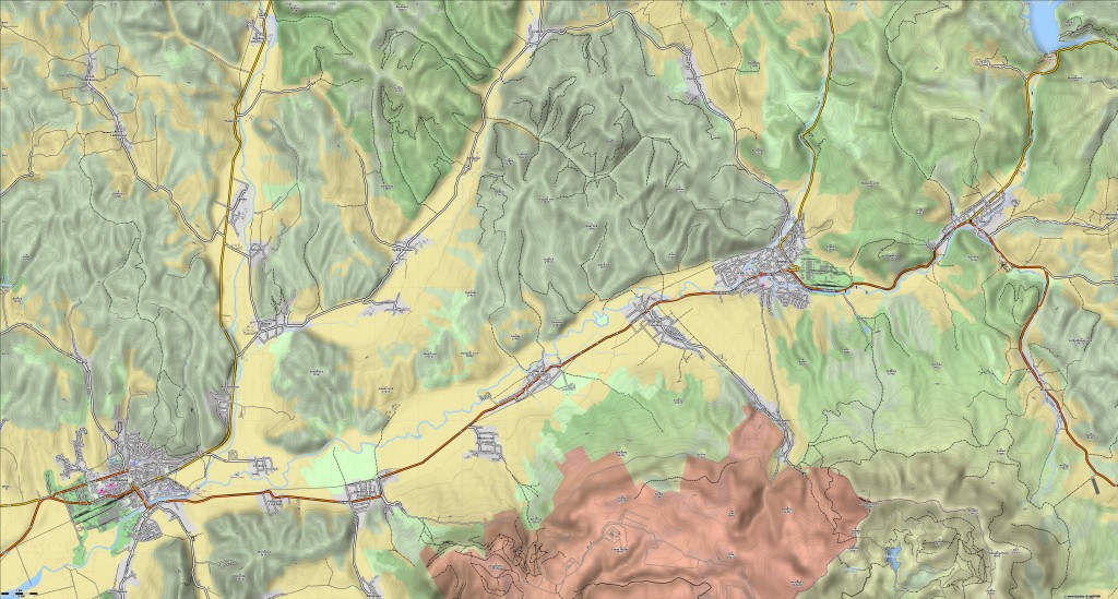 Cirocha mapa