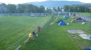 stanujeme na stadione